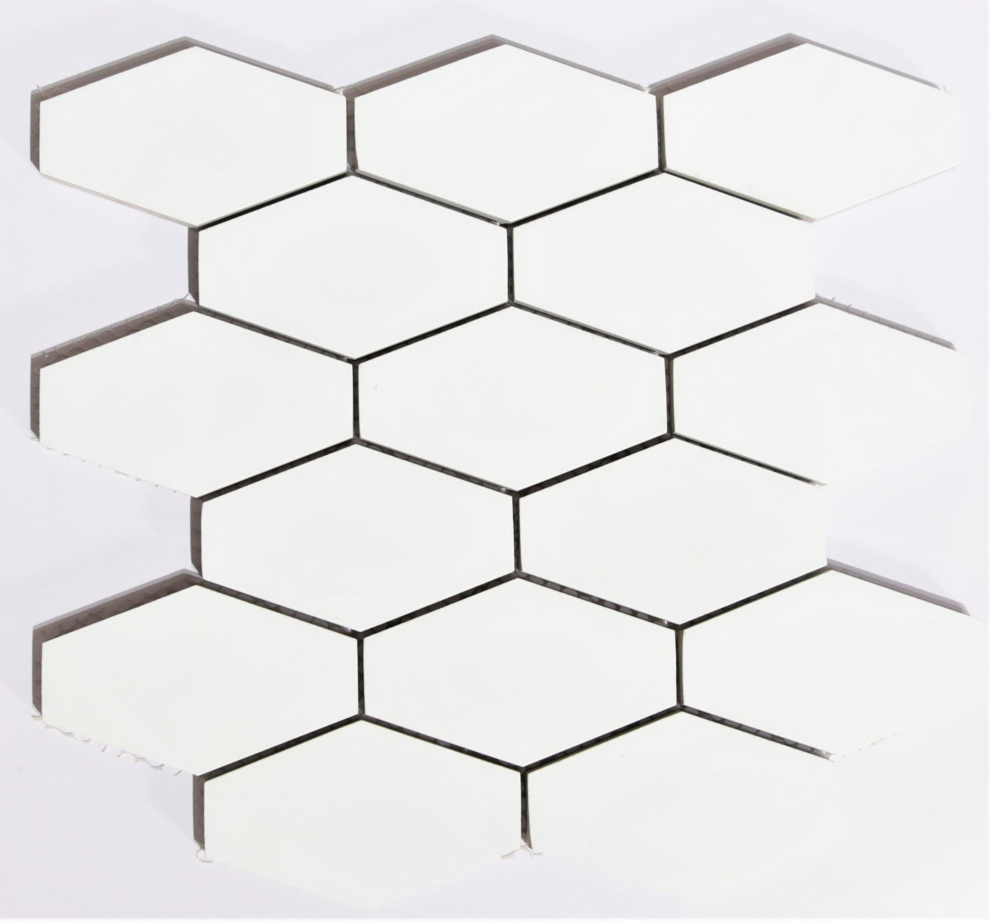 Glass Tile and Stone - Porcelain Elongated Hexagons