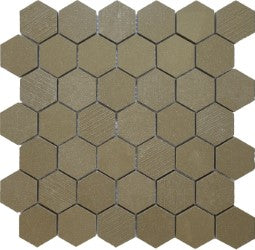 Glass Tile and Stone - 2″ Porcelain Mosaic Hexagons