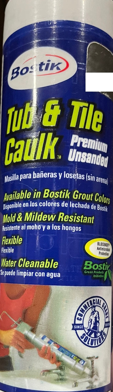 Bostik Tub & Tile Caulk - Unsanded - 10 oz