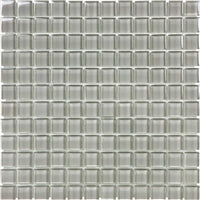 Virginia Tile - Studio Glass Series - Debut Clay Mosaic 1" x 1" - Sheet Size 12" x 12"