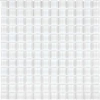 Virginia Tile - Studio Glass Series - Debut Reflection Mosaic 1" x 1" - Sheet Size 12" x 12"