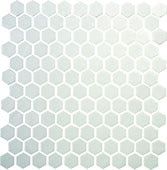 Daltile - Uptown Glass - Matte-Alabaster - Hexagon