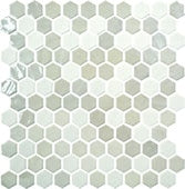 Daltile - Uptown Glass - Alabaster - Hexagon