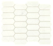Daltile - Thassos White Marble - Thassos-Sno-Wht - Elongated Hexagon