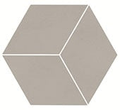 Daltile - Uniform Mosaics - Light-Grey - 3D Cube