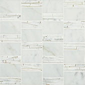 Daltile - Carrara White Marble - Carrara-White - Abstract