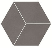 Daltile - Uniform Mosaics - Dark-Grey - 3D Cube