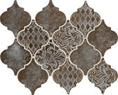 Daltile - Vintage Metals - Whitewash-Classic-Bronze - Arabesque