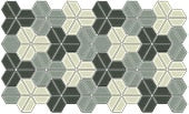 Daltile - Keystones - Rye-Blend - Hexagon Shamrock