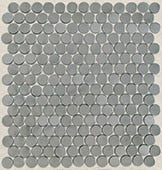 Daltile - Metallica - Br-Stainless-St - Penny Rounds