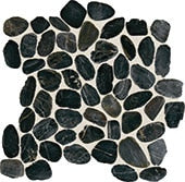 Daltile - Decorative Accents - Black-River - River Pebble