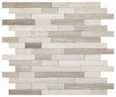 Daltile - Minute Mosaix - Chenille-White - Random Linear