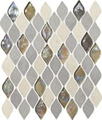 Daltile - Decorative Accents - Gris-Et-Blanc - Raindrop