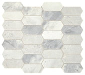 Daltile - Stormy Mist Marble - Stormy-Mist - Elongated Hexagon