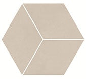 Daltile - Uniform Mosaics - Beige - 3D Cube