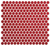 Daltile - Retro Rounds - Cherry-Red - Penny Rounds