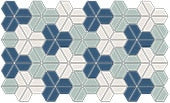 Daltile - Keystones - Macaron-Blend - Hexagon Shamrock