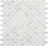 Daltile - Carrara White Marble - Carrara-White - Oval