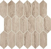 Daltile - Marble Attache - Travertine - Linear Hexagon